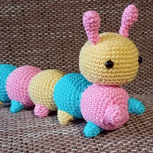 Százlábú - babacsörgő - játék & sport - baba & babaház - baba - Meska.hu