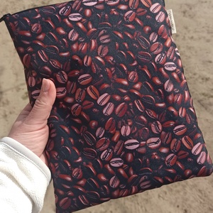 Kávé imádók könyv tok tablet tok ebook tok , Könyv & Zene, Könyvtok, Varrás, MESKA