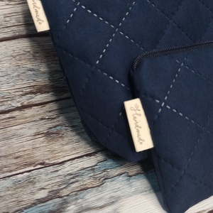 Pihe puha sötétkék neszeszer szett  - szépségápolás - arcápolás - smink kellék - Meska.hu