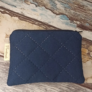 Pihe puha sötétkék neszeszer szett  - szépségápolás - arcápolás - smink kellék - Meska.hu