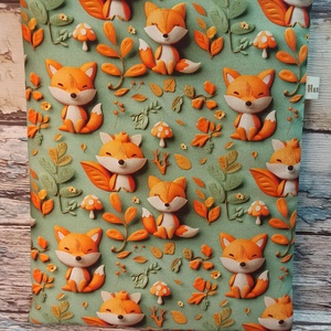 Cuki rókás könyv tok tablet tok ebook tok , Táska & Tok, Ebook & Tablet tok, Varrás, MESKA