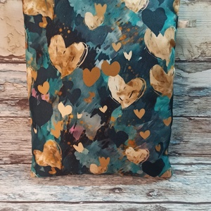 Szívecske mintás könyv tok tablet tok ebook tok , Táska & Tok, Ebook & Tablet tok, Varrás, MESKA