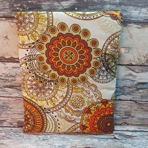 Sárga mandala mintás könyv tok tablet tok ebook tok , Táska & Tok, Ebook & Tablet tok, Varrás, MESKA
