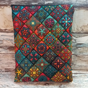 Mozaik mintás könyv tok tablet tok ebook tok , Táska & Tok, Ebook & Tablet tok, Varrás, MESKA