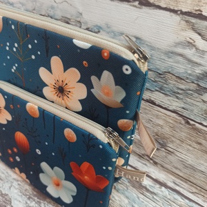 Virág mintás neszeszer szett  - otthon & életmód - tárolás & rendszerezés - zsebkendőtartó - Meska.hu