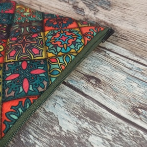 Mozaik mintás könyv tok tablet tok ebook tok zöld  - könyv & zene - könyvtok - Meska.hu