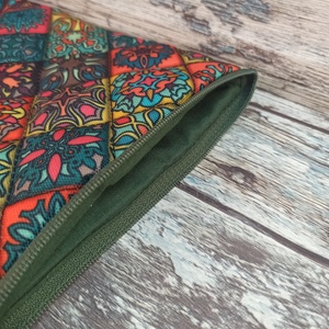 Mozaik mintás könyv tok tablet tok ebook tok zöld  - könyv & zene - könyvtok - Meska.hu