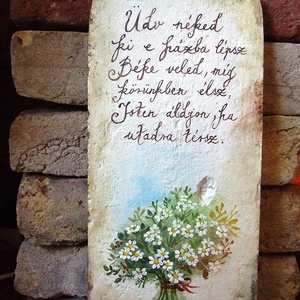 Festett Áldás (százszorszép) - otthon & életmód - vallás - házi áldás - Meska.hu