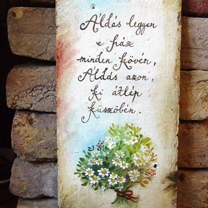 Festett Áldás (százszorszép) - otthon & életmód - vallás - házi áldás - Meska.hu