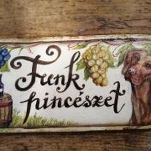 Festett Utcatábla (egyedi minta) - otthon & életmód - ház & kert - házszám - Meska.hu