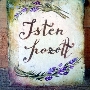 Festett Táblácskák - otthon & életmód - ház & kert - isten hozott tábla - Meska.hu