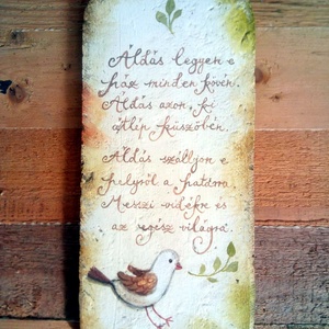 Festett Áldás (madárkás) - otthon & életmód - vallás - házi áldás - Meska.hu