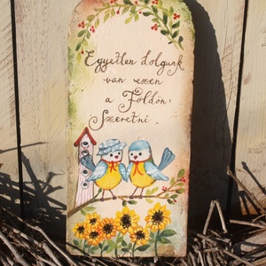 Festett Áldás (madárkás), Otthon & Életmód, Vallás, Házi áldás, Festett tárgyak, MESKA