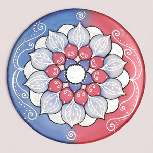 Egység selyem mandala , Otthon & Életmód, Dekoráció, Spiritualitás, Mandala, Selyemfestés, MESKA