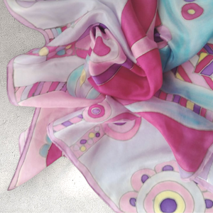 Happy city nyár selyemkendő  - Meska.hu