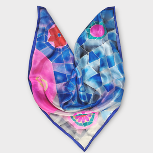 Barcelona selyemkendő - tél - ruha & divat - sál, sapka, kendő - kendő - Meska.hu