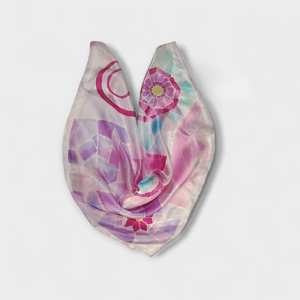 Barcelona selyemkendő - Nyár  - ruha & divat - sál, sapka, kendő - kendő - Meska.hu