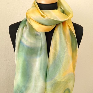 Őszi áramlás selyemsál  - ruha & divat - sál, sapka, kendő - sál - Meska.hu