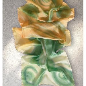 Őszi áramlás selyemsál  - ruha & divat - sál, sapka, kendő - sál - Meska.hu