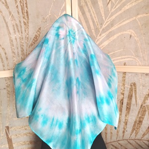 Mandala selyemkendő  - ruha & divat - sál, sapka, kendő - kendő - Meska.hu