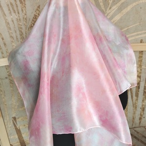 Virágmező selyemkendő  - ruha & divat - sál, sapka, kendő - kendő - Meska.hu