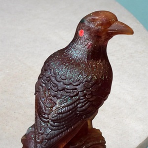 Varjú a farönkön dísztárgy - otthon & életmód - dekoráció - dísztárgy - Meska.hu