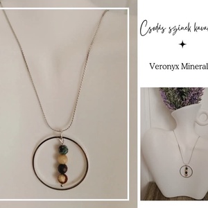 Színkavalkád nyaklánc, Ékszer, Nyaklánc, Medál, Ékszerkészítés, MESKA