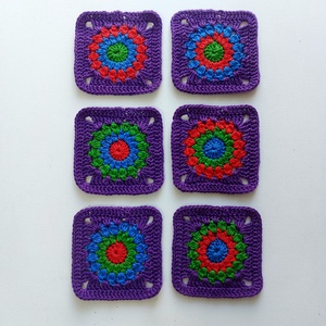 Nagyinégyzetek lila kerettel kézműves projektekhez - kellékek & szerszámok - dekorációs kellékek - egyéb kellékek - Meska.hu