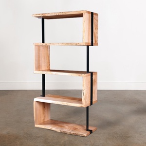 Kígyózó szélezetlen könyvespolc SPIRE - otthon & életmód - bútor - polc - Meska.hu