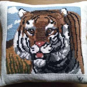 Tigris párna - Meska.hu