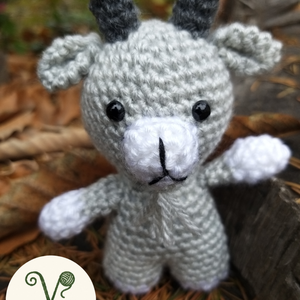 Feta horgolt kecske - Meska.hu