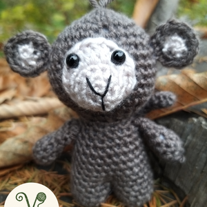 Manka horgolt majom - Meska.hu