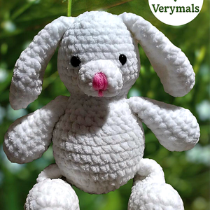 Horgolt plüssnyuszi, Játék & Sport, Plüssállat & Játékfigura, Nyuszi, Horgolás, MESKA