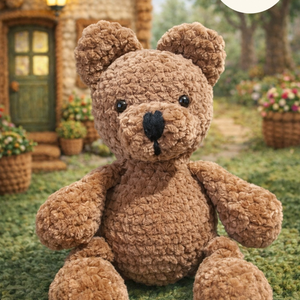 Horgolt plüssmaci, Játék & Sport, Plüssállat & Játékfigura, Maci, Horgolás, MESKA