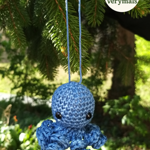 Horgolt polip - játék & sport - plüssállat & játékfigura - polip, medúza - Meska.hu