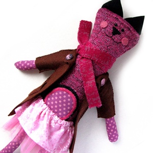 Öltöztetős cica játék -  - Meska.hu