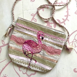 Flamingós táska - táska & tok - Meska.hu