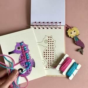 Füzet sellővel lánykáknak - otthon & életmód - papír, írószer - jegyzetfüzet & napló - Meska.hu