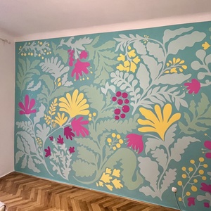 Falfestés osztályterembe - otthon & életmód - babaszoba, gyerekszoba - babaszoba dekoráció - Meska.hu