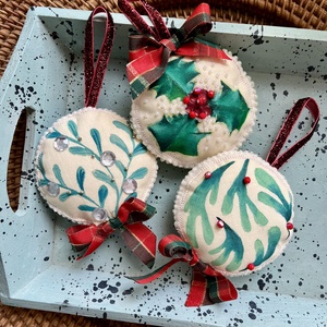 3 festett dísz - Meska.hu