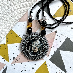 Tacskós nyaklánc - ékszer - nyaklánc - gyöngyös nyaklánc - Meska.hu