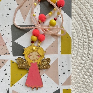 Tündérkés nyaklánc - ékszer - nyaklánc - gyöngyös nyaklánc - Meska.hu