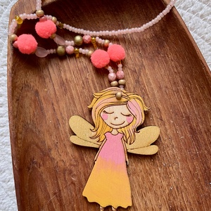 Tündér nyaklánc - ékszer - nyaklánc - gyöngyös nyaklánc - Meska.hu