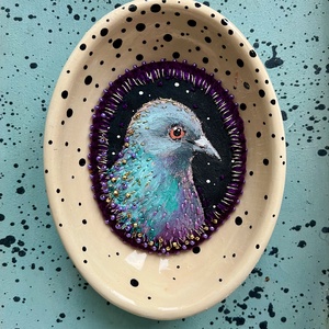 Galamb kitűző - ékszer - kitűző és bross - Meska.hu