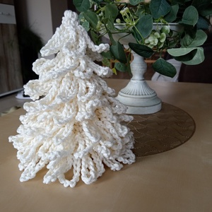 Horgolt karácsonyfa , Karácsony, Adventi díszek, Adventi asztaldísz, Horgolás, MESKA