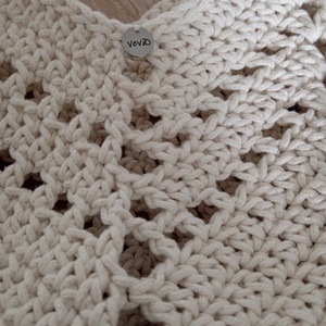 Horgolt tulipán táska  - táska & tok - kézitáska & válltáska - nagy pakolós táska - Meska.hu