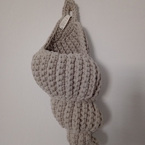 Horgolt csiga tároló  - Meska.hu