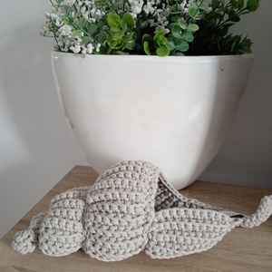 Horgolt csiga tároló  - otthon & életmód - tárolás & rendszerezés - tárolókosár - Meska.hu