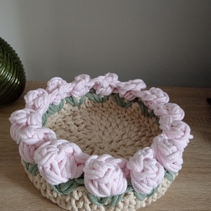 Tulipános kosár - Meska.hu