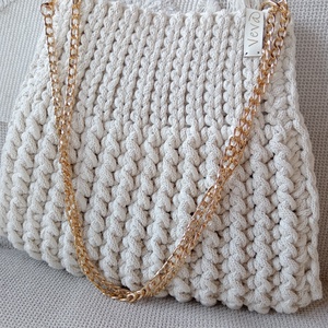 Horgolt táska  - táska & tok - kézitáska & válltáska - kézitáska - Meska.hu